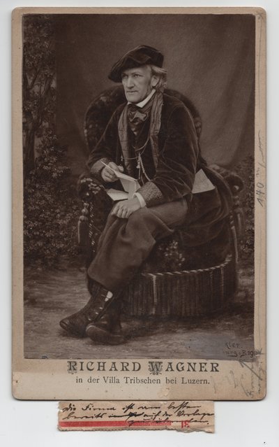 Richard Wagner (1813-1883) by Unbekannter Künstler