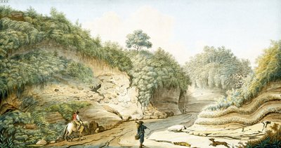 Road Leading from Grotto of Pausilipo to Pianura, Kingdom of Naples by Unbekannter Künstler