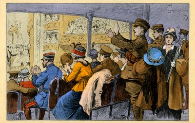 Rouen during World War I: Evening at the Music Hall by Unbekannter Künstler
