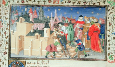 Alexander the Great builds a city as a memorial to Bucephalus from the 