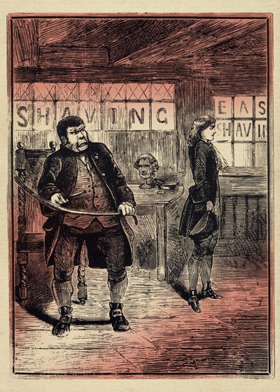 Sweeney Todd the Diabolic Barber of Fleet Street by Unbekannter Künstler