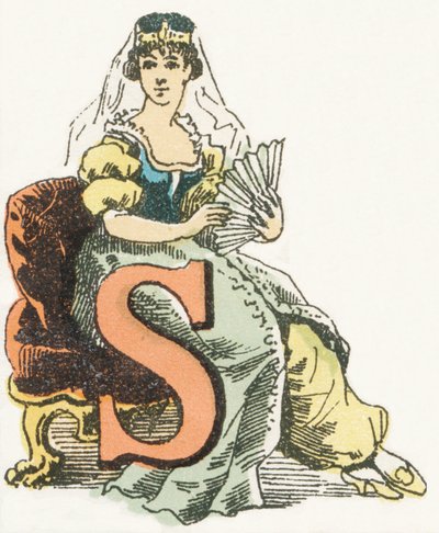 S - Sultana - Childish Alphabet, Editions Gordinne 1920 by Unbekannt