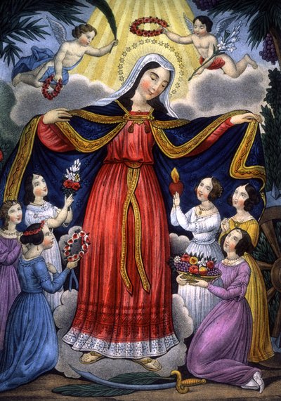 Saint Catherine and the Catherinettes, Mid 19th Century by Unbekannter Künstler
