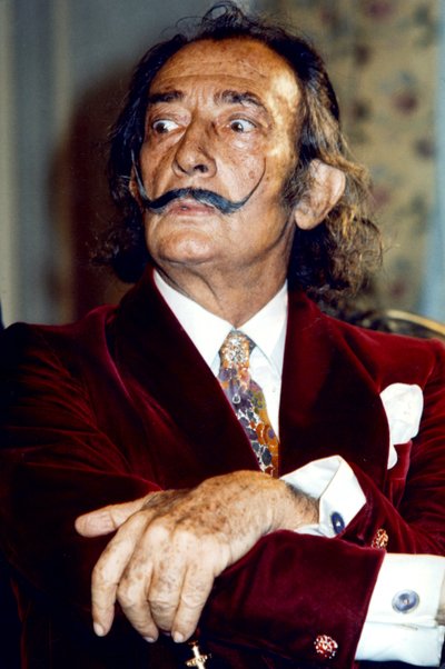 Salvador Dali (1904-1989) Spanish Artist of Surrealism, here c. 1968 (photo) by Unbekannt