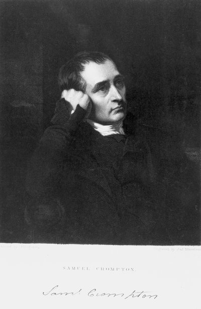 Samuel Crompton, English inventor of the spinning mule, early 19th century by Unbekannt