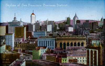 San Francisco: Business District by Unbekannter Künstler