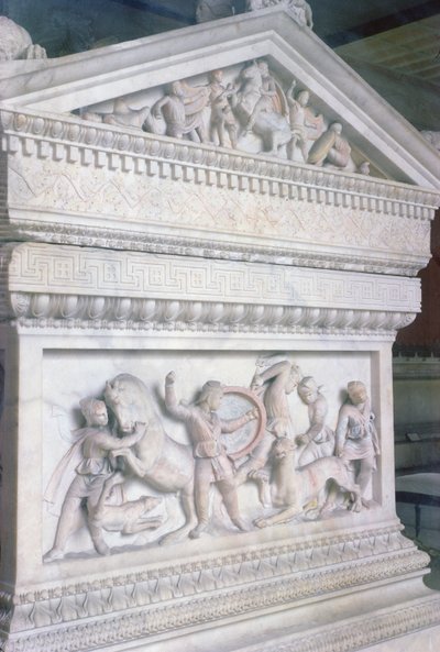 Sarcophagus of Alexander the Great by Unbekannt