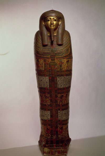 Sarcophagus of Nehemes Mentou, Priest of Amon, Egyptian by Unbekannt