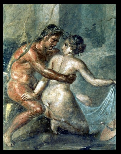 Satyr and Maenad (detail) by Unbekannter Künstler