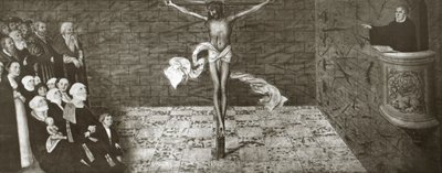 Scene from the Life of Protestant Reformer Martin Luther by Unbekannter Künstler