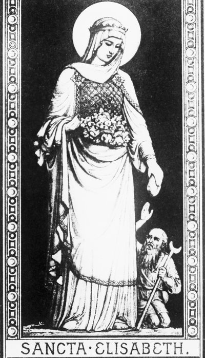 Scene from the Life of Saint Elizabeth of Hungary by Unbekannter Künstler