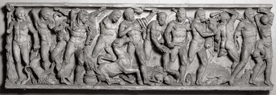 Side of a sarcophagus depicting the labours of Hercules, Roman, 2nd century by Unbekannt