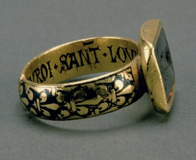 Signet ring of King Louis IX of France (St. Louis) (1215-70) by Unbekannt