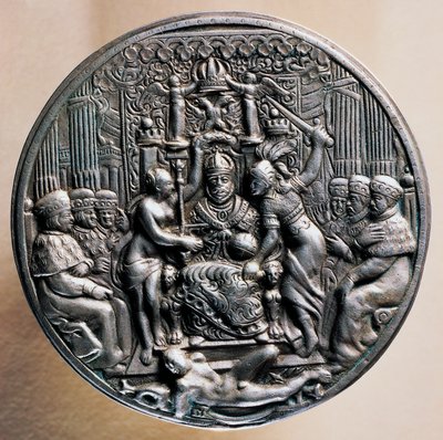 Silver Medal with Equestrian Portrait of Emperor Rudolf II of Habsburg (1552-1612) by William M. Timlin