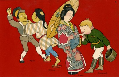 Sino-Japanese War and Russian Occupation of Korea by Unbekannter Künstler