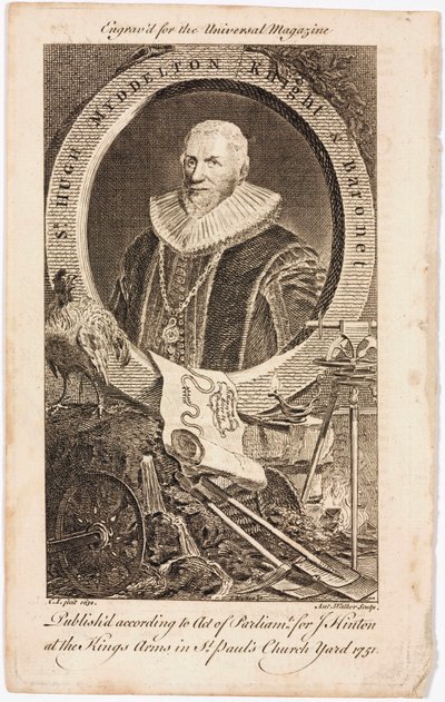 Sir Hugh Myddelton by Unbekannt