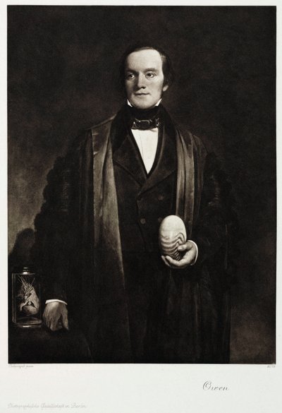 Sir Richard Owen, English Naturalist and Paleontologist, c 1845 by Unbekannt