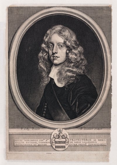 Sir Samuel Morland, English diplomatist, mathematician and inventor by Unbekannt