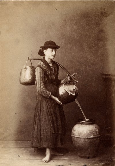 Small Trades: Portrait of a Water Carrier (19th Century) by Unbekannt