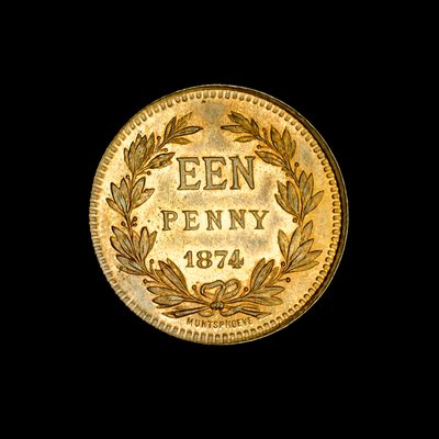 South African 1 copper penny, Queen Victoria by Unbekannt