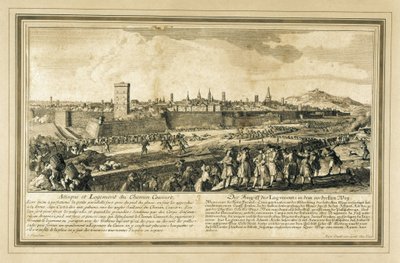 Spain: War of the Spanish Succession (1714). Siege of Barcelona by Unbekannter Künstler