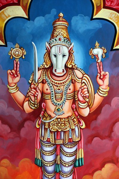 Sri Vadapathira Kaliamman Hindu temple: Avatar of Vishnu, Kalki 10th incarnation, Singapore by Unbekannt