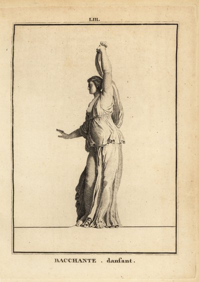 Statue of a Dancing Bacchante, Follower of the Roman God of Wine Bacchus by Unbekannt