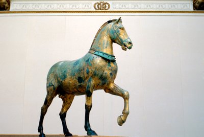 Statue of one of the four triumphal quadriga horses of San Marco by Unbekannt