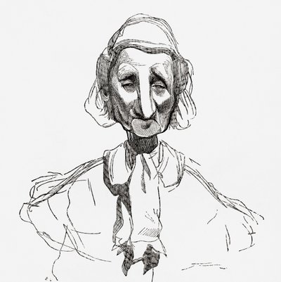 Strasbourgeoise, After a Work by Gustave Dore, Illustration from 
