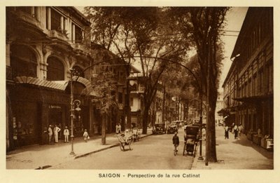 Street View of Saigon by Unbekannter Künstler