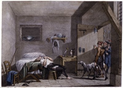 Suicide of Condorcet, late 18th century by Unbekannter Künstler