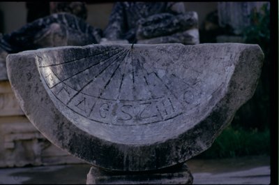 Sundial with a Dedication to Caracalla and His Mother by Unbekannt