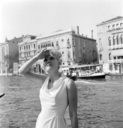 The Actress Corinne Marchand - Venice - 1963 by Unbekannt