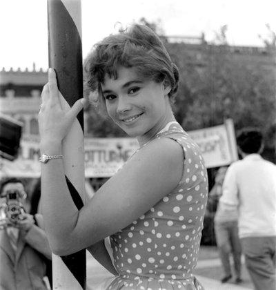 The Actress Heather Sears in Venice Lido - 1957 by Unbekannt