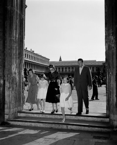 The Businessman Henry Ford II with His Family in Saint Mark