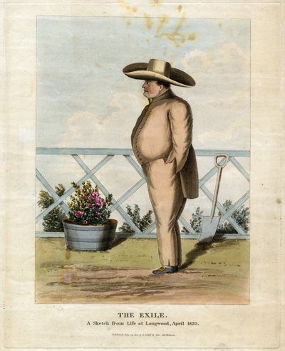 The Exile - A Sketch from Life at Longwood by Unbekannter Künstler