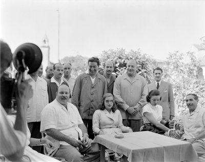 The King Farouk of Egypt with His Wife at Locanda Cipriani in Torcello (Venice) - 1951 by Unbekannt