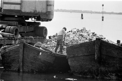 The Sacca San Biagio in Giudecca (Venice): Island of the Lagoon Where the Landfills of Venice Are Accumulated, Inhabitants - 1965 by Unbekannt