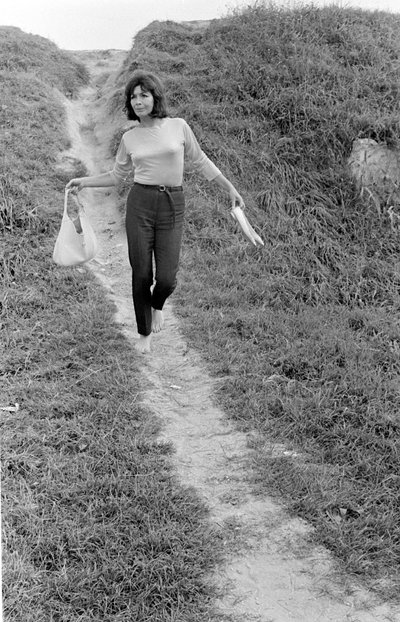 The Singer Juliette Greco in Malamocco (Venice) - c. 1965 by Unbekannt