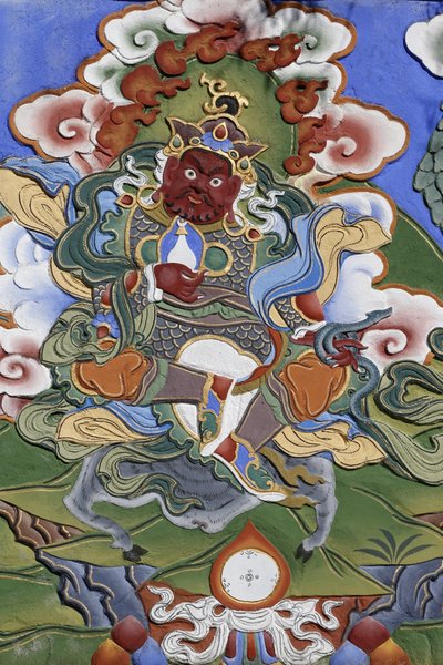 Temple of the Thousand Buddhas, Dashang Kagyu Ling congregation: Guardian of the temple, La Boulaye, France by Unbekannt