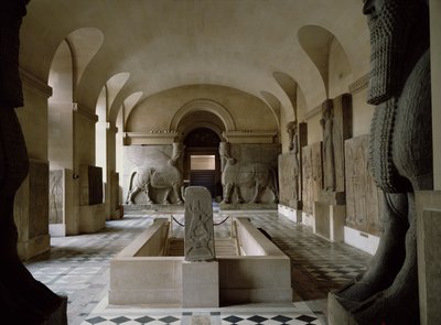 The Assyrian Room at the Louvre in Paris by Unbekannt