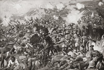 The Battle of Spion Kop, Tugela River, Natal, South Africa, 23-24 January 1900 during the second Boer War by Unbekannt
