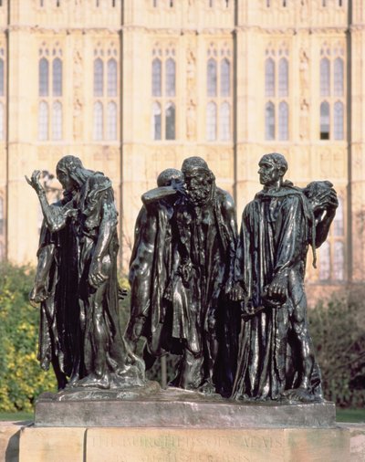 The Burghers of Calais, by Auguste Rodin completed by 1888 by Unbekannt