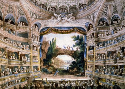 The Comedie Francaise Theatre in the Late 18th Century by Unbekannter Künstler