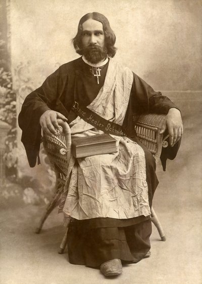 The Divine Healer Schrader, Temple, Texas, c.1888 by Unbekannt