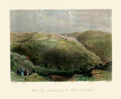 The Holy Land - Mount Sion - Bible by Unbekannter Künstler