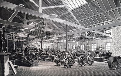 The Machine House of the Atlas Engine Works by Unbekannt