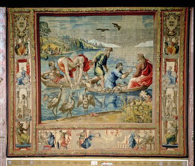 The Miraculous Draught of Fishes, from the Brussels Tapestries, replicas of Raphael