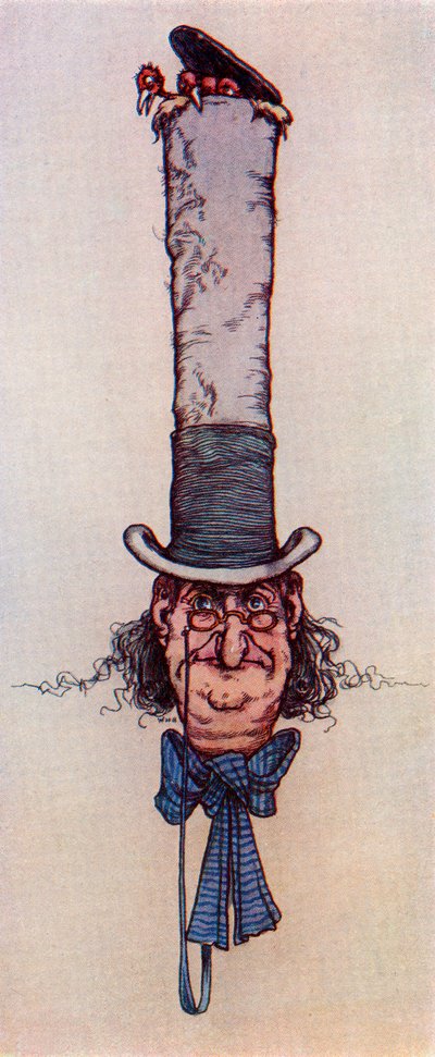 The Nest. From the Picture by W. Heath Robinson from the Book Princess Marie-José