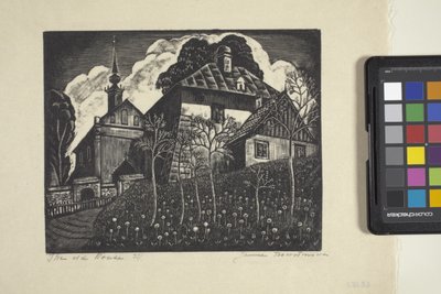The Old House by Unbekannter Künstler
